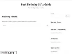 Sites similar to birthdaygiftsguide.com