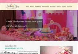 Sites similar to birthdayguys.com