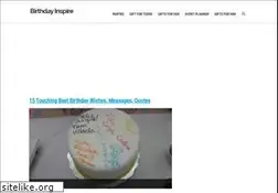 Sites similar to birthdayinspire.com