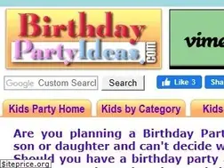 Sites similar to birthdaypartyideas.com