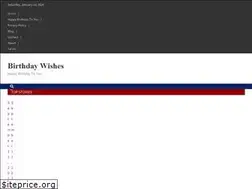 Sites similar to birthdaywishes.website