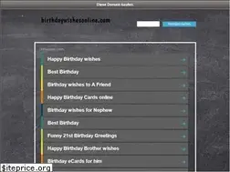 Sites similar to birthdaywishesonline.com