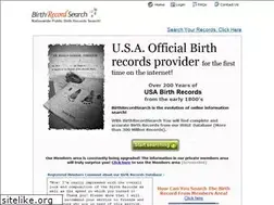 Sites similar to birthrecordsearch.us