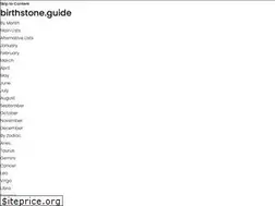 Sites similar to birthstone.guide