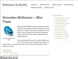 Sites similar to birthstonesbymonths.net