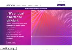 Sites similar to biscom.com