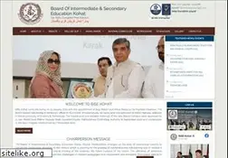 Sites similar to bisekt.edu.pk