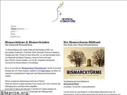Sites similar to bismarcktuerme.net