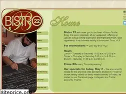 Sites similar to bistro22.ca