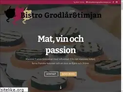 Sites similar to bistrogrodlar-timjan.se