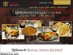 Sites similar to bistroroyalindia.com