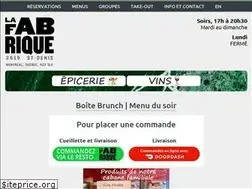 Sites similar to bistrotlafabrique.com