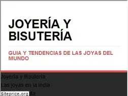 Sites similar to bisuteriayjoyeria.com