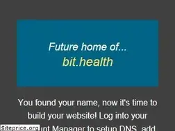 Sites similar to bit.health