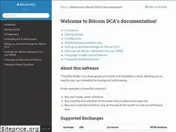Sites similar to bitcoin-dca.readthedocs.io