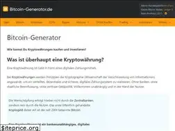 Sites similar to bitcoin-generator.de