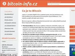 Sites similar to bitcoin-info.cz