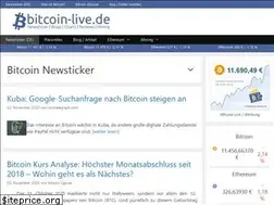 Sites similar to bitcoin-live.de