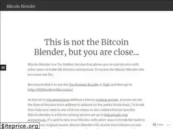 Sites similar to bitcoinblender.wordpress.com