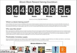 Sites similar to bitcoinblockhalf.com
