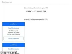 Sites similar to bitcoinexchangeindia.com