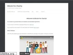 Sites similar to bitcoinforcharity.com