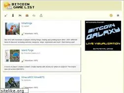 Sites similar to bitcoingamelist.com