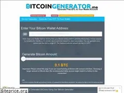 Sites similar to bitcoingenerator.me