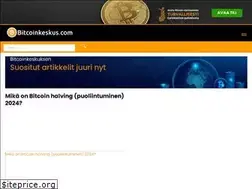 Sites similar to bitcoinkeskus.com