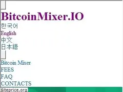 Sites similar to bitcoinmixer.io