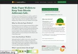 Sites similar to bitcoinpaperwallet.com
