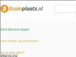 Sites similar to bitcoinplaats.nl