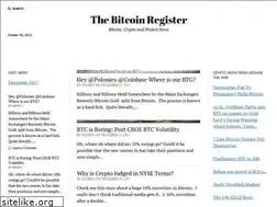 Sites similar to bitcoinregister.com