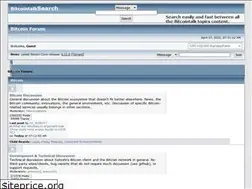 Sites similar to bitcointalksearch.org