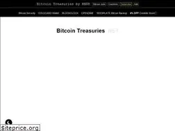 Sites similar to bitcointreasuries.net
