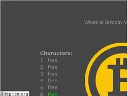 Sites similar to bitcoinvanitygen.com