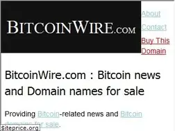 Sites similar to bitcoinwire.com