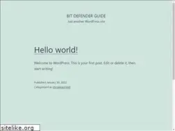 Sites similar to bitdefenderguide.com