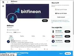 Sites similar to bitfineon.com