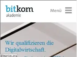 Sites similar to bitkom-akademie.de