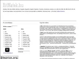 Sites similar to bitmatek.hu