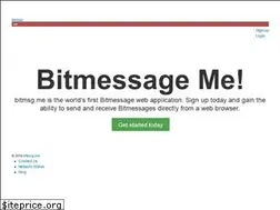 Sites similar to bitmsg.me
