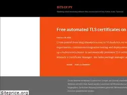 Sites similar to bitsofpy.blogspot.com