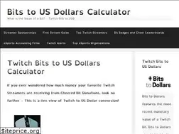 Sites similar to bitstodollars.com