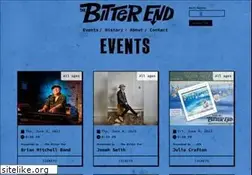 Sites similar to bitterend.com