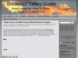 Sites similar to bitterrootvalleyguide.com