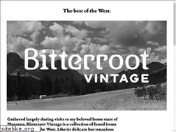 Sites similar to bitterrootvintage.com