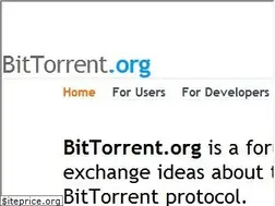 Sites similar to bittorrent.org