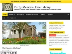 Sites similar to bixbylibrary.org