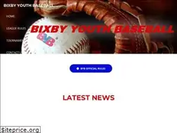 Sites similar to bixbyyouthbaseball.org